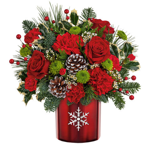 Teleflora's Stunning Snowflake Bouquet