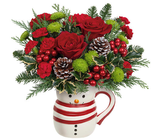 Teleflora's Send A Hug Sweet Frosty Bouquet