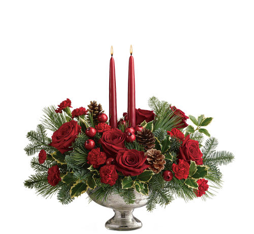 Teleflora's Shining Bright Centrepiece