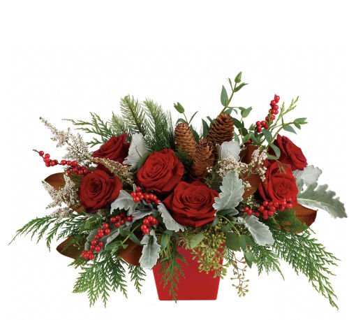 Teleflora's Winter Blooms Centrepiece