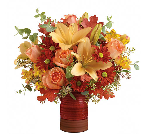 Teleflora's Harvest Crock Bouquet