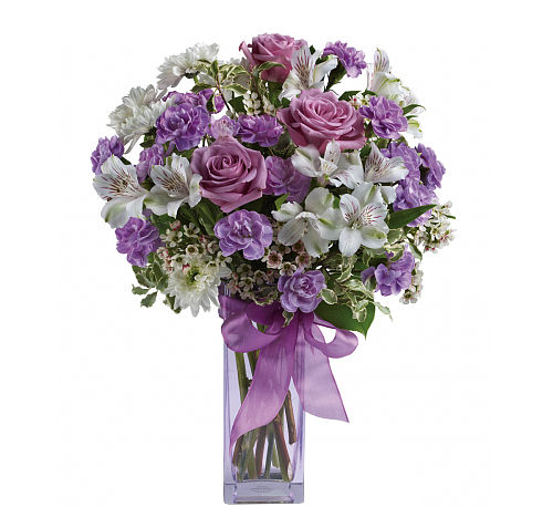 Teleflora's Lavender Laughter Bouquet