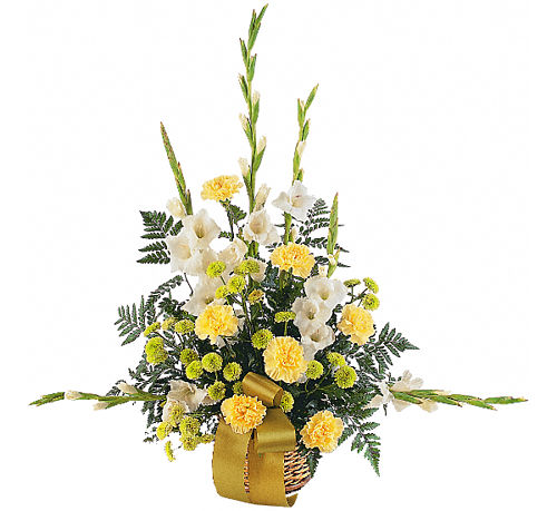 Teleflora's Vibrant Yellow Basket