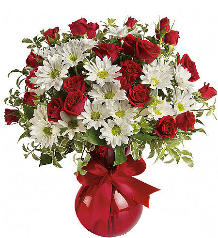 Teleflora's Red, White and You Bouquet