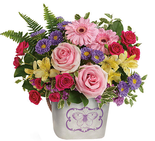 Teleflora's Backyard Butterfly Bouquet
