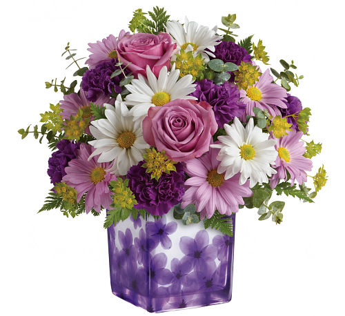 Teleflora's Dancing Violets Bouquet