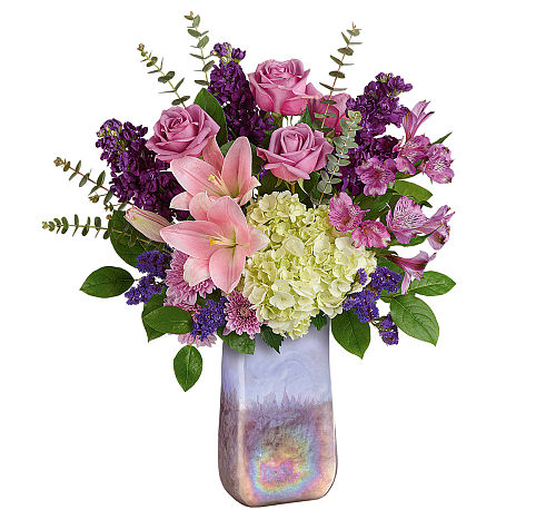 Teleflora's Purple Swirls Bouquet