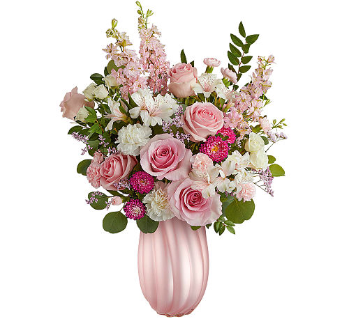 Teleflora's Swirling Pink Bouquet