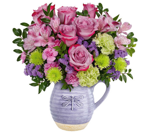 Teleflora's Whimsical Dragonfly Bouquet