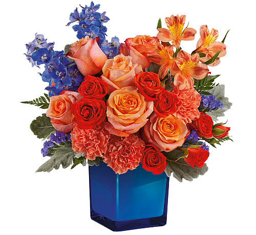 Teleflora's Blue Daydream Bouquet