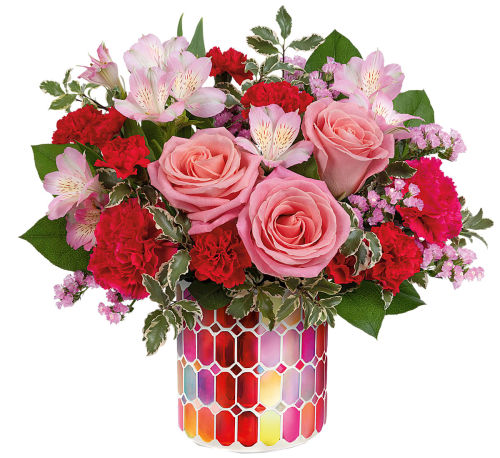Teleflora's Charming Mosaic Bouquet