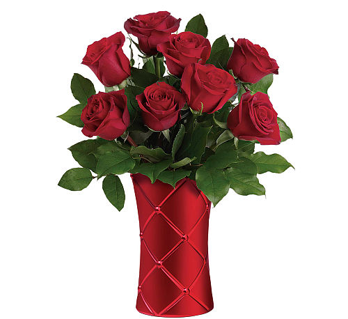 Teleflora's Crimson Luxury Bouquet