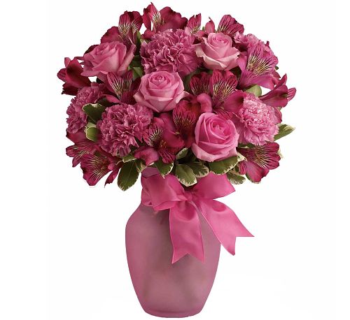 Teleflora's Pink Blush Bouquet