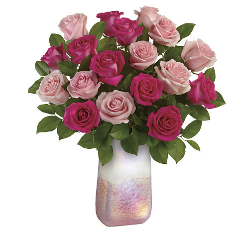 Teleflora's Rose Quartz Kisses Bouquet