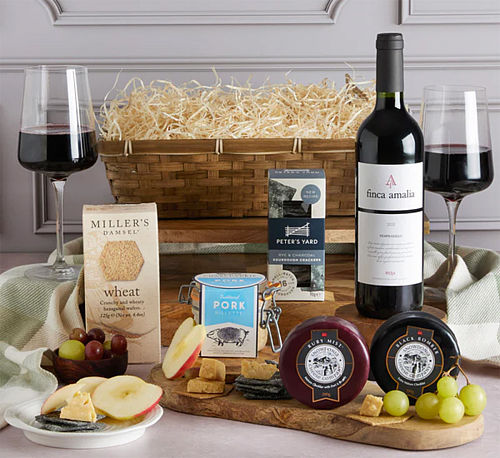 Classic Wine, Cheese & Pate Hamper