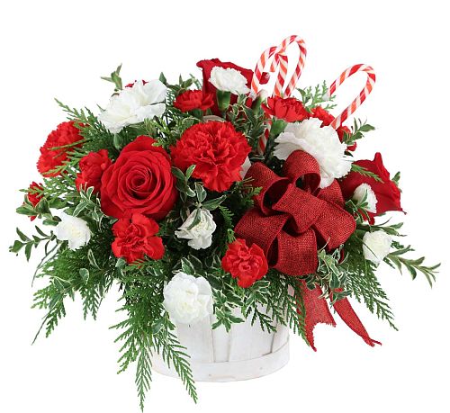Holiday Flower Basket